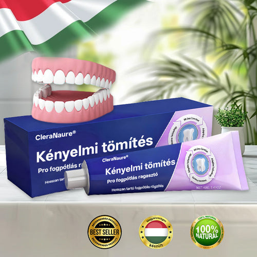 💎💎💎  KORLÁTOZOTT KÜLÖNLEGES AJÁNLAT 🔥 CleraNaure® Comfort Seal Pro Fogsor Ragasztó 🦷💜 FDA Tanúsítvánnyal🦷🦷