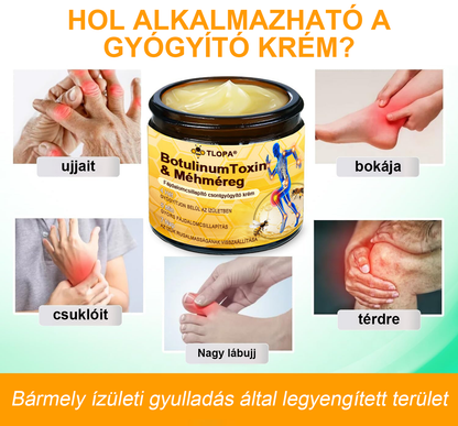 🔥Legkelendőbb丨TLOPA® Botulinum Toxin és Méhméreg Fájdalomcsillapító Csontgyógyító Krém🐝 🔥(Kifejezetten időseknek & ortopéd szakorvosok ajánlásával)🦴